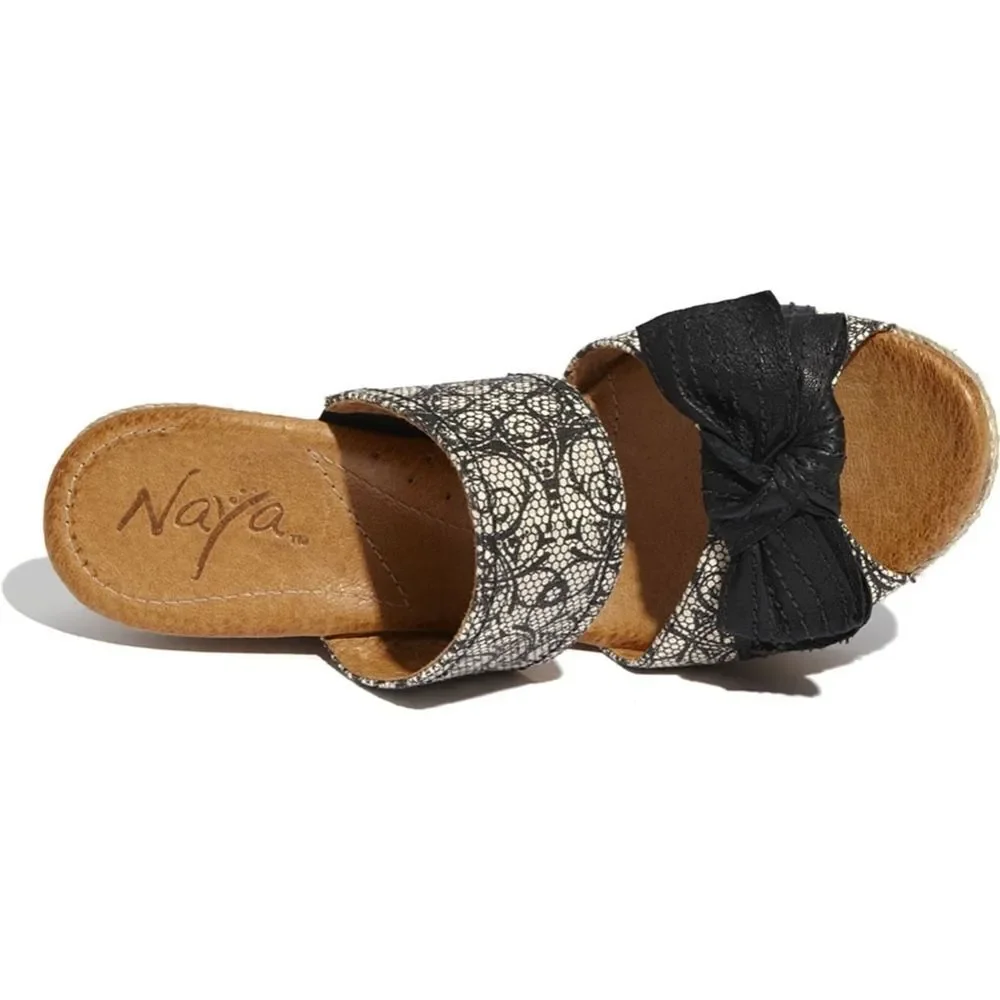 Naya Colette Wedge Espadrille Mules Size‎ 9